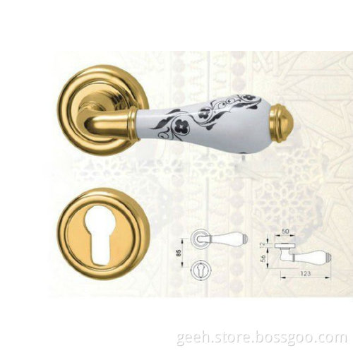 Zinc Alloy Ceramic door Locks And Door Handle